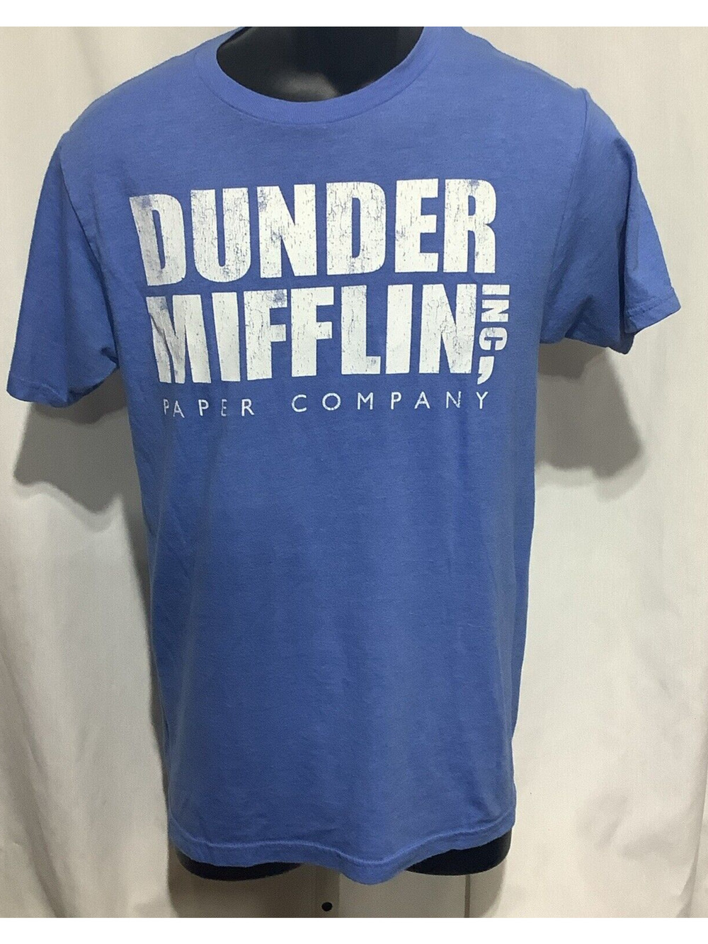 The Office Shirt Mens Small Blue Dunder Mifflin T Shirt Ripple Junction